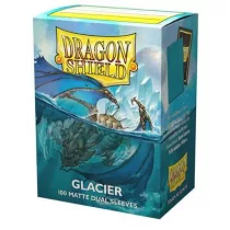 Dragon Shield Standard Matte Dual Sleeves - Glacier Miniom (100 Sleeves)-AT-15031