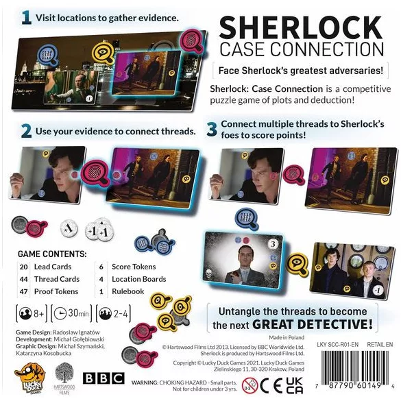 Sherlock: Case Connection - EN nyomozós dedukciós játék