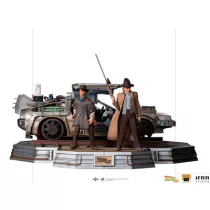 DeLorean III Full Set - Back to the Future Part III - Art Scale 1/10-UNBTTF59321-10