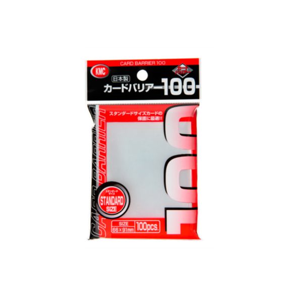 KMC Standard Sleeves - Card Barrier 100 (100 Sleeves)-KMC0174