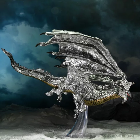 D&D Icons of the Realms: Adult Silver Dragon-96146