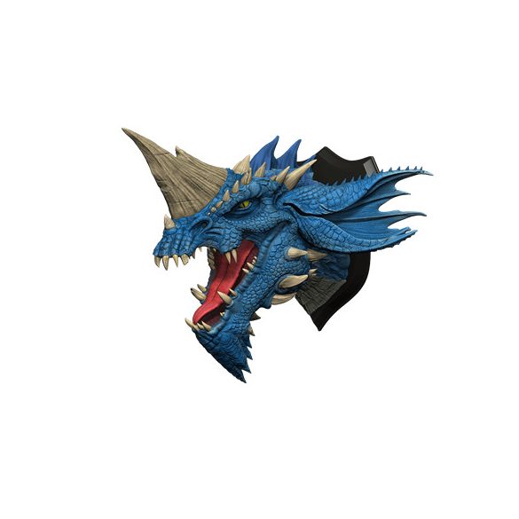 D&D Replicas of the Realms: Blue Dragon Trophy Plaque-WZK68509