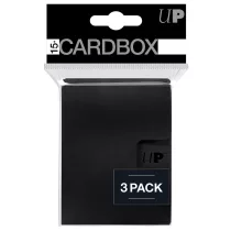 UP - PRO 15+ Card Box 3-pack: Black-85495