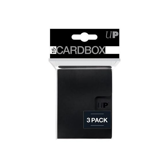 UP - PRO 15+ Card Box 3-pack: Black-85495