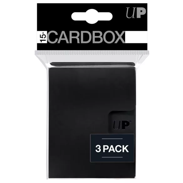 UP - PRO 15+ Card Box 3-pack: Black-85495
