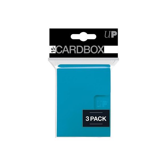 UP - PRO 15+ Card Box 3-pack: Light Blue-85542