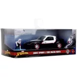 Marvel Ghost Spider 1990 Miata 1:32 die-cast model car with Gwen figure
