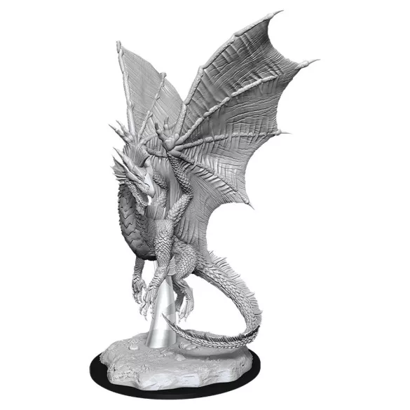 D&D Nolzur's Marvelous Miniatures: Adult Silver Dragon-90566