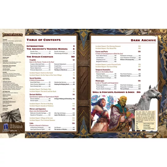 Pathfinder Dark Archive - EN szerepjáték kiegészítő