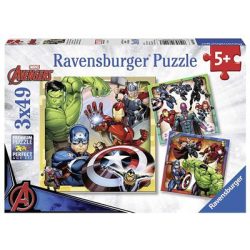 Ravensburger Puzzle Marvel Avengers 3 x 49 pcs-08040