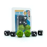 Star Trek Adventures: Kirk's Tunic Dice Blister - angol nyelvű szerepjáték dobókocka-készlet