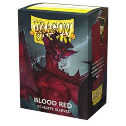 Dragon Shield Standard Matte Sleeves - Blood Red 'Simurag' (100 Sleeves)-AT-11050