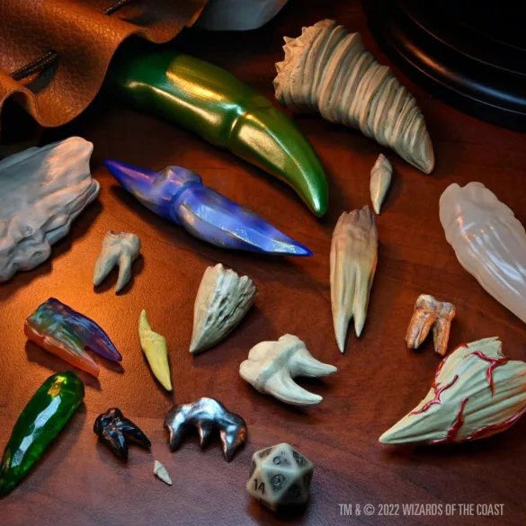 D&D Replicas of the Realms: Teeth of Dahlver-Nar Artifact replika szett