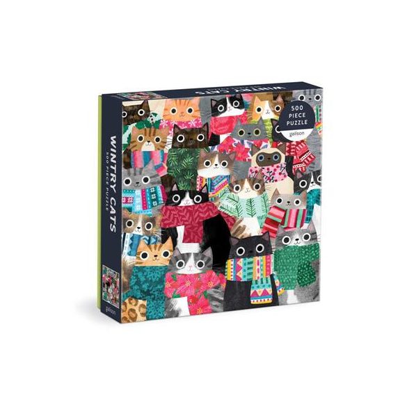 Wintry Cats Puzzle - 500pcs-73693