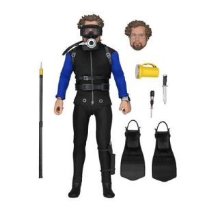 Jaws - 8" Scale Clothed Figure - Hooper (Shark Cage)-NECA03345