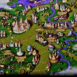 D&D Icons of the Realms: The Domain of Prismeer and The Witchlight Carnival Wall Map-89203