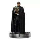 Statue Luke Skywalker and Grogu The Mandalorian Art Scale 1/10-LUCSWR64022-10