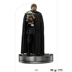 Statue Luke Skywalker and Grogu The Mandalorian Art Scale 1/10-LUCSWR64022-10