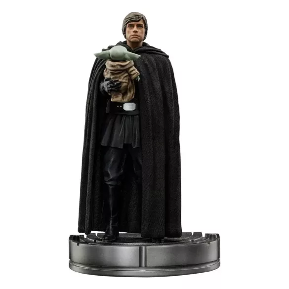 Statue Luke Skywalker and Grogu The Mandalorian Art Scale 1/10-LUCSWR64022-10