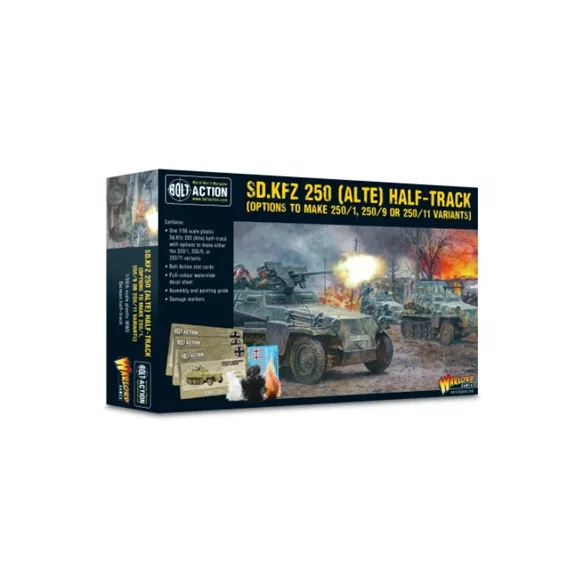 Bolt Action - Sd.Kfz 250 (Alte) Half-Track (Options For 250/1, 250/9 & 250/11 Variants) - EN-402012052