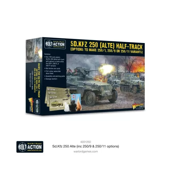 Bolt Action - Sd.Kfz 250 (Alte) Half-Track többváltozatos járműkészlet - EN