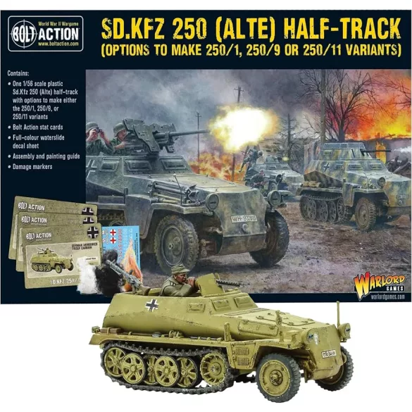 Bolt Action - Sd.Kfz 250 (Alte) Half-Track többváltozatos járműkészlet - EN