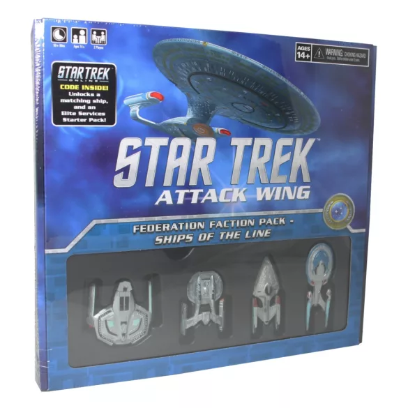 Star Trek: Attack Wing: Federation Faction Pack - Ships of the Line - EN-WZK89000
