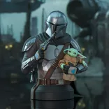 Gentle Giant - Star Wars The Mandalorian With Grogu 1/6 Scale Px Bust-DEC219397
