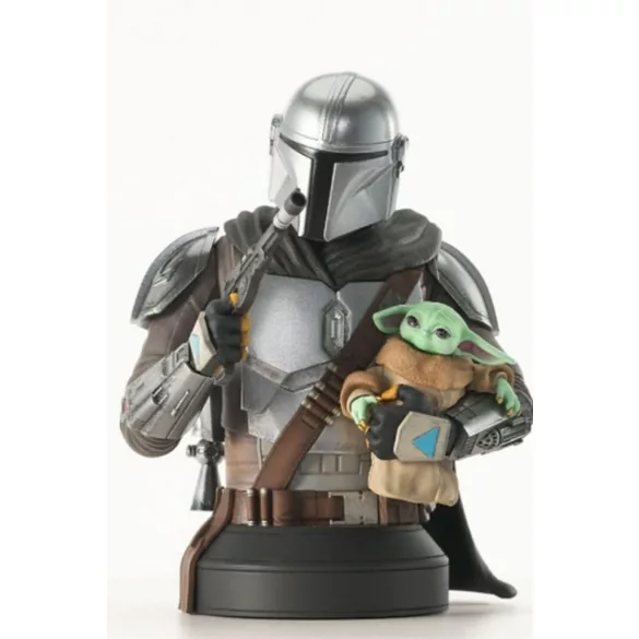 Gentle Giant - Star Wars The Mandalorian With Grogu 1/6 Scale Px Bust-DEC219397