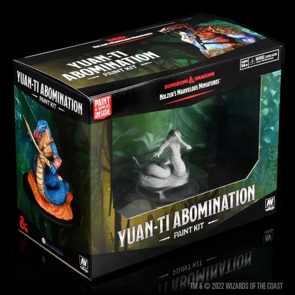 D&D Nolzur's Marvelous Miniatures: Paint Kit Yuan-ti Abomination #17A-90569