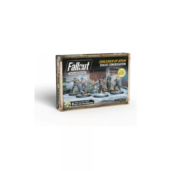 Fallout Wasteland Warfare – Children of Atom: Zealot Congregation miniatűra (EN)
