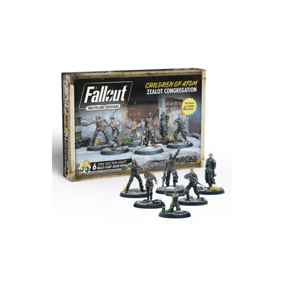 Fallout Wasteland Warfare – Children of Atom: Zealot Congregation miniatűra (EN)