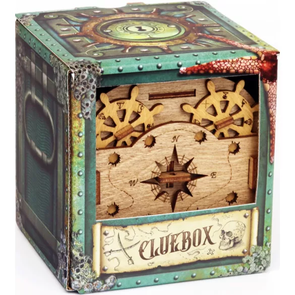 Cluebox – Escape Room in a Box – Davy Jones Locker interaktív rejtvénydoboz