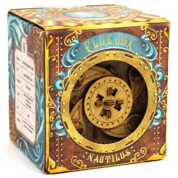 Cluebox - Escape Room in a Box - Captain Nemo's Nautilus interaktív rejtvénydoboz