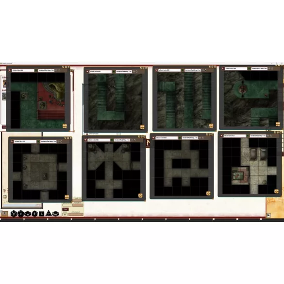 Pathfinder Flip-Tiles: Villain Lairs Set-PZO4096