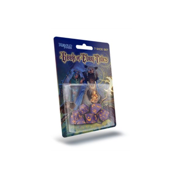 Book of Ebon Tides 7 Dice Set-KOB9368