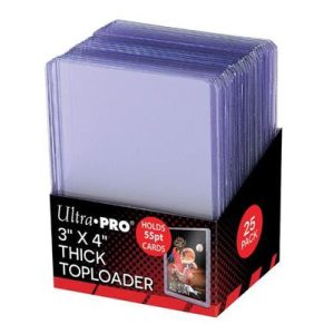 UP - Toploader - 3" X 4" Action Packed 55PT Toploader (25 pieces)-81181