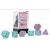 Gemini Polyhedral Gel Green-Pink/blue Luminary 7-Die Set-26464