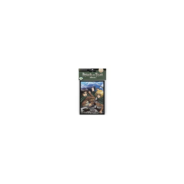 Attack on Titan Sleeves - BATTLE TRIO (60 Sleeves)-L420054