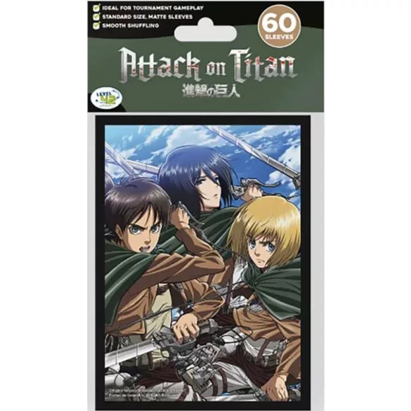 Attack on Titan Sleeves - BATTLE TRIO (60 Sleeves)-L420054