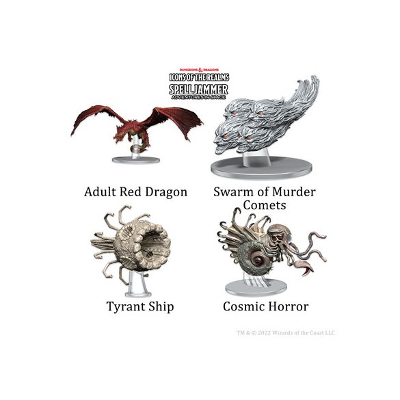 D&D Icons of the Realms: Ship Scale - Threats from the Cosmos-WZK96178