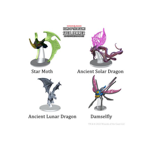 D&D Icons of the Realms: Ship Scale - Astral Elf Patrol-WZK96179