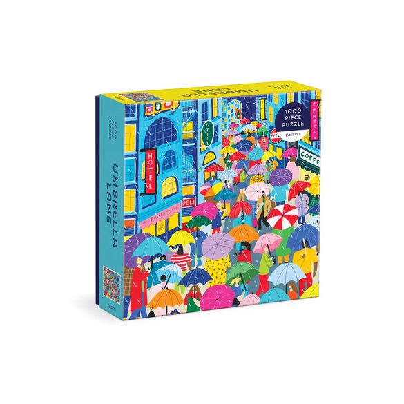 Umbrella Lane 1000 Piece Puzzle in Square Box-75321