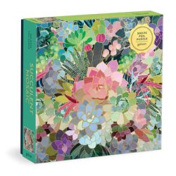 Succulent Mosaic 500 Piece Foil Puzzle-75345