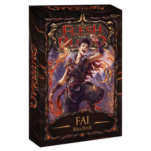 Flesh & Blood TCG - Uprising Blitz Deck Display (8 Decks) - EN-FAB2204-EN
