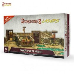 Dungeons & Lasers - Dwarven Mine Half-Height Walls - EN-DNL0032