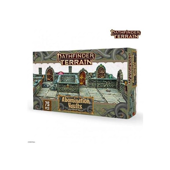 Pathfinder Terrain: Abomination Vaults Half-Height Walls - EN-DNL0033