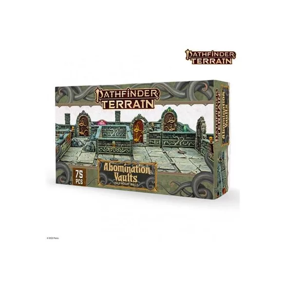 Pathfinder Terrain: Abomination Vaults Half-Height Walls - EN-DNL0033