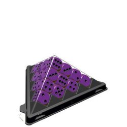 Spiel mini Würfelpyramide violett - DE-03115