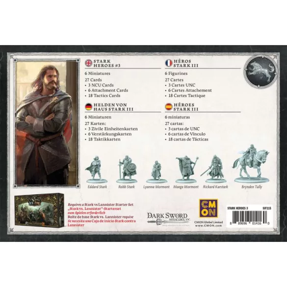 A Song of Ice And Fire - Stark Heroes 3 (Helden von Haus Stark 3) - DE/EN/ES/FR-CMND0189